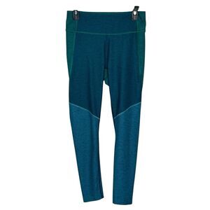Outdoor Voices Leggings Women’s Medium Blue/Green Colorblock Athleisure